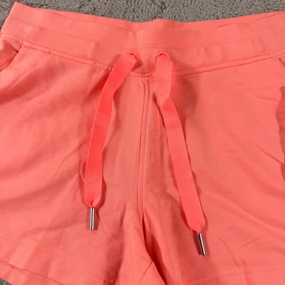 NWT Athleta Balance 4" Shortie Coral Pink Nirvana Fabric Shorts Women M Yoga Gym - Picture 10 of 10